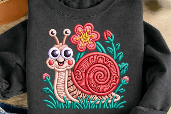 A Boutique Designer's Review of the Cute Snail Flower Embroidery