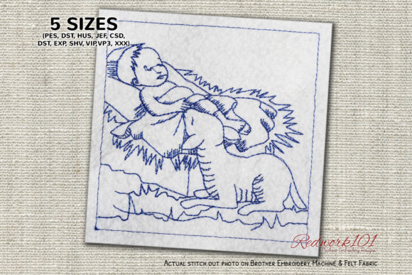 A Designer's Review of the Baby Jesus with Sheep Embroidery Design
