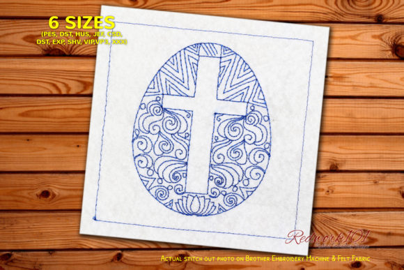 A Designer's Review: The Christian Cross Sketch on Easter Egg