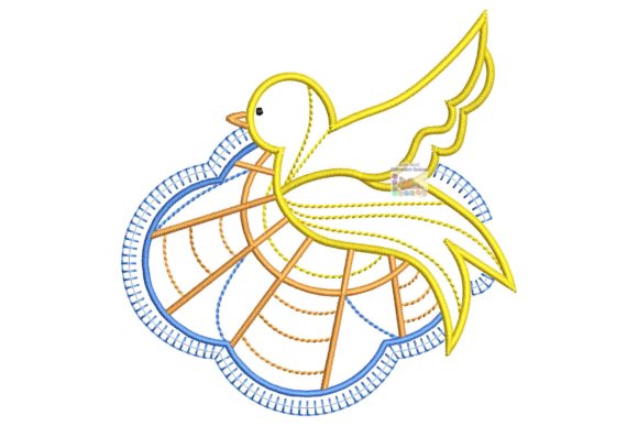 A Gentle Dove Design for Meaningful Gift Embroidery