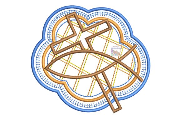 A Professional Review of the Christian Cross and Fish Embroidery Design
