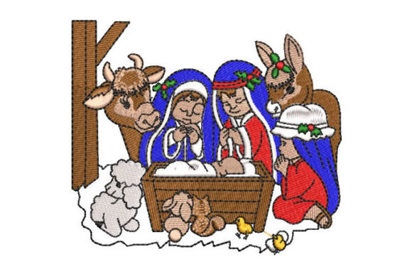A Timeless Nativity Design for Handmade Christmas Products