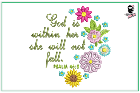 Bible Scripture with Flowers: A Holiday Embroidery Designer Review