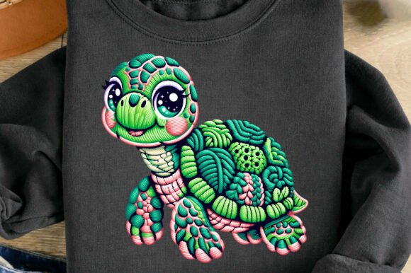 Cute Sea Turtle Embroidery Design Review for Business Merch