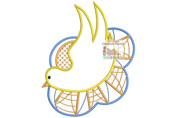 Embroidery Designer Review: The Dove Motif for Boutique Sweatshirts