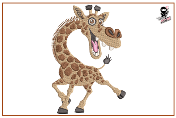 Funny Giraffe Embroidery: A Seasonal Gift Designer's Review