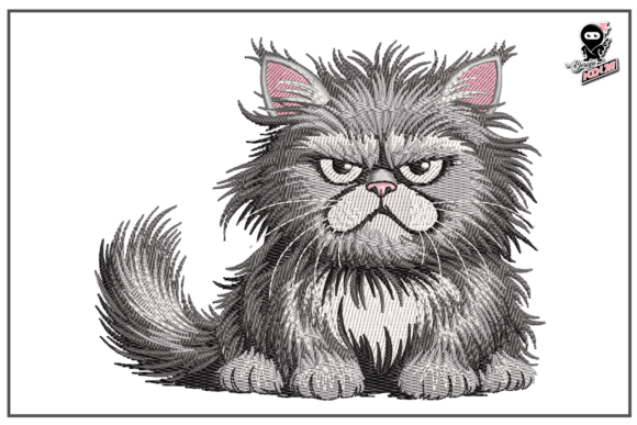 Grumpy Cat Embroidery: A Craft Fair Product Review