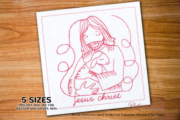 Jesus Christ Design: A Craft Fair Embroidery Review