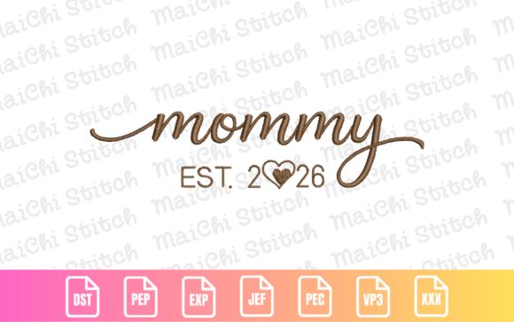 Mommy Est 2026 Heart Script: A Designer's Review