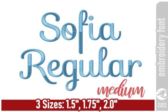 Sofia Regular Embroidery Font: A Seasonal Design Review